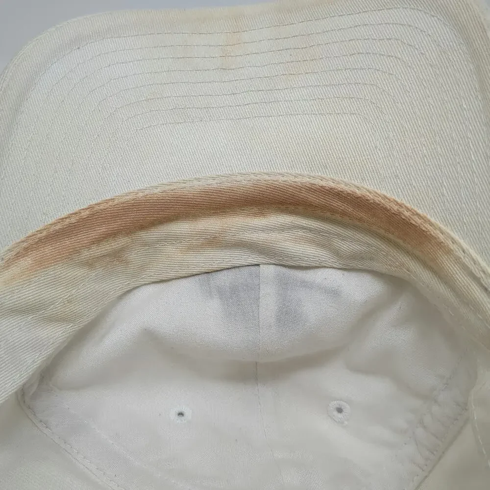 Nike Baseball Cap White One Size Futura Logo Embroidered Slideback Strap Hat